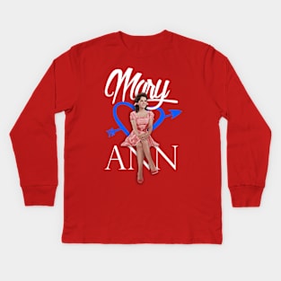 Mary Ann Kids Long Sleeve T-Shirt